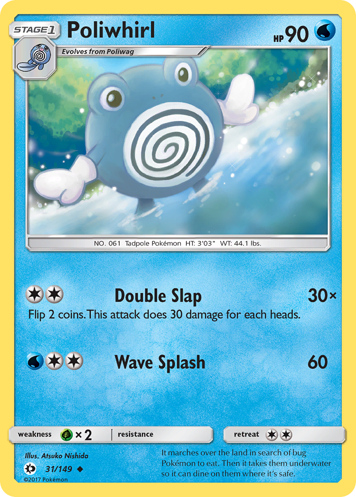 Poliwhirl 31/149 - SM Base Set