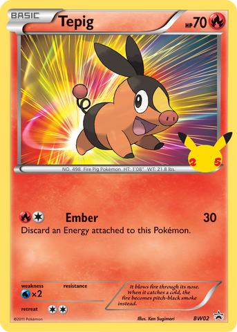 Tepig BW02 - First Partner Pack