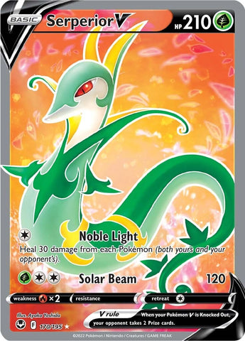 Serperior V (Full Art) 170/195 - SWSH12 Silver Tempest Holofoil