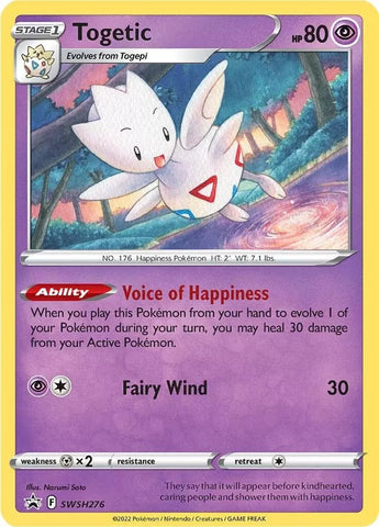 Togetic - SWSH276 SWSH276/307 - SWSH Sword & Shield Promo Cards Holofoil