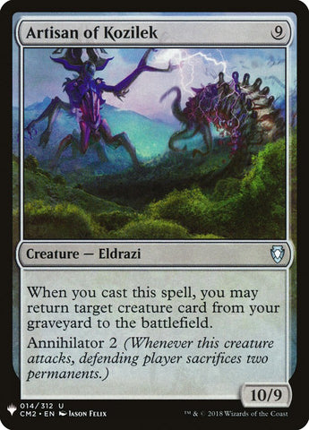 Artisan of Kozilek (LIST-014) - The List