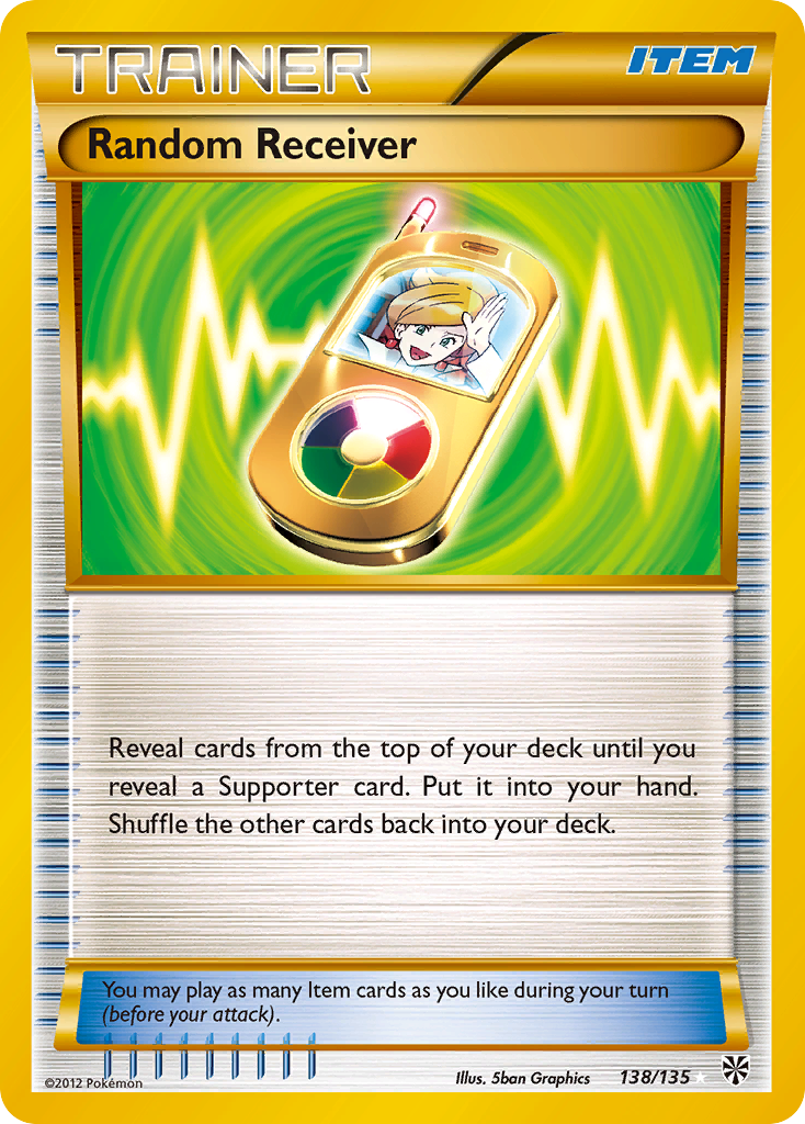 Random Receiver/135 - Plasma Storm Holofoil