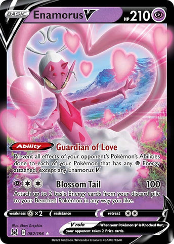 Enamorus V 82/196 - SWSH11 Lost Origin Holofoil