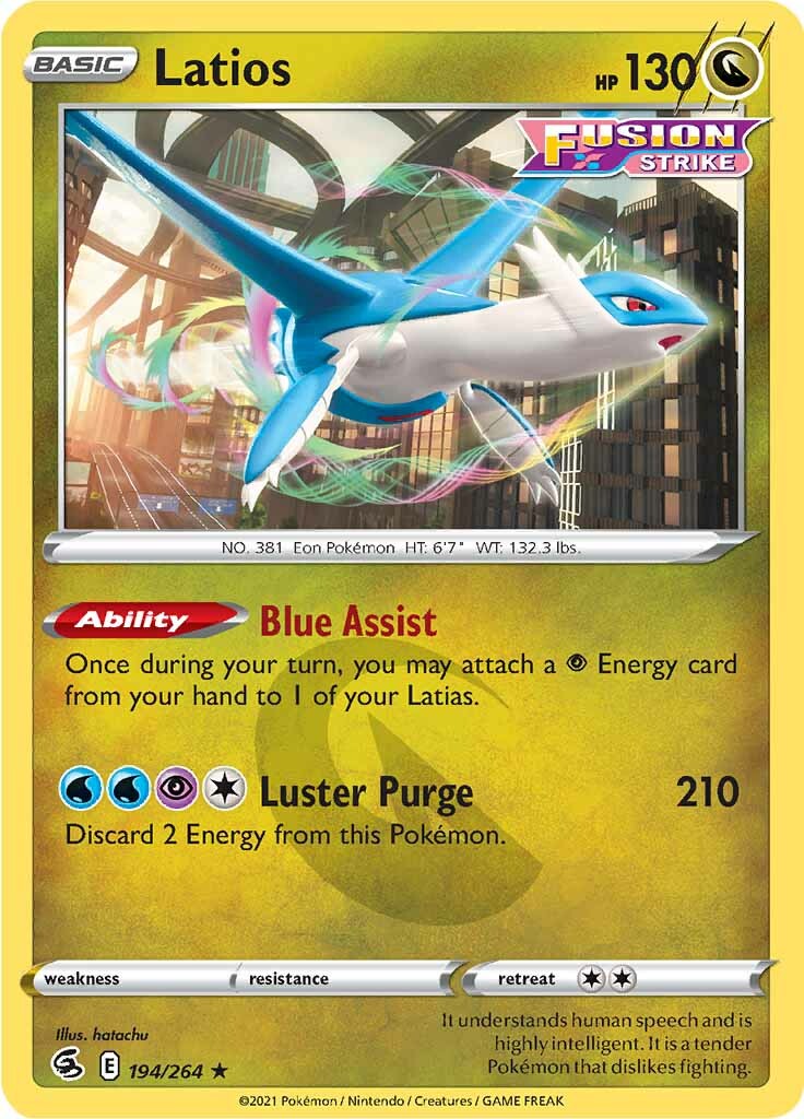 Latios 194/264 - SWSH08 Fusion Strike