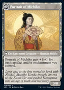 Michiko's Reign of Truth (NEO-029) - Kamigawa: Neon Dynasty: (fandfc, enchantment)