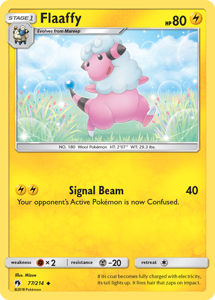 Flaaffy 77/214 - SM  Lost Thunder