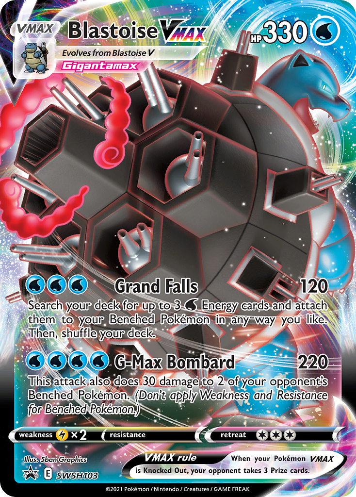 Blastoise VMAX - SWSH103 SWSH103 - Jumbo Cards Holofoil