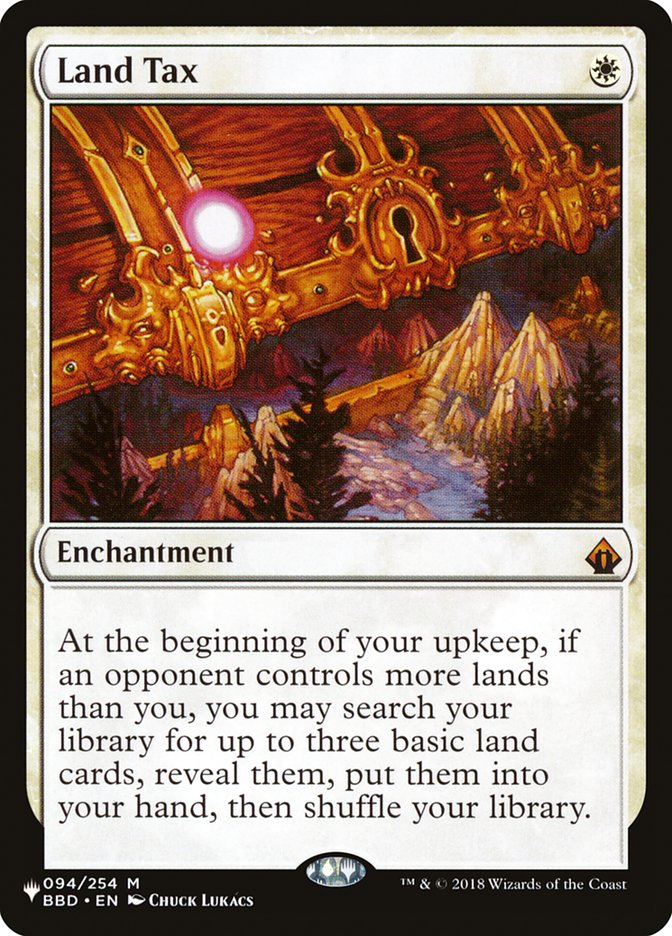 Land Tax (LIST-094/254) - The List