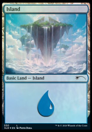 Island (550) (SLD-550) - Secret Lair Drop Foil