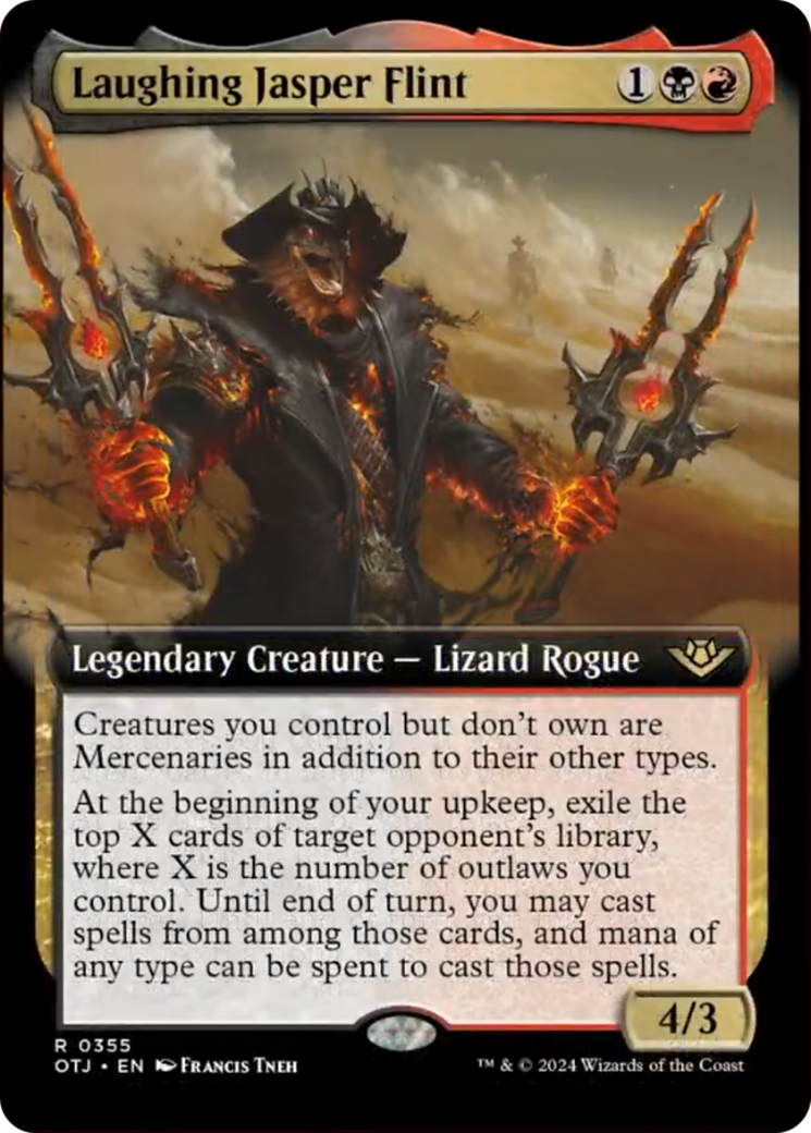 Laughing Jasper Flint (Extended Art) (OTJ-355) - Outlaws of Thunder Junction: (Extended Art)