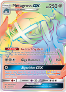 Metagross GX (Secret)/145 - SM  Guardians Rising Holofoil