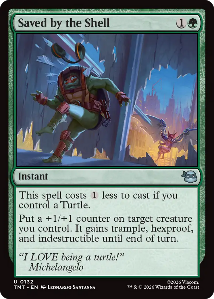 Saved by the Shell [Teenage Mutant Ninja Turtles]