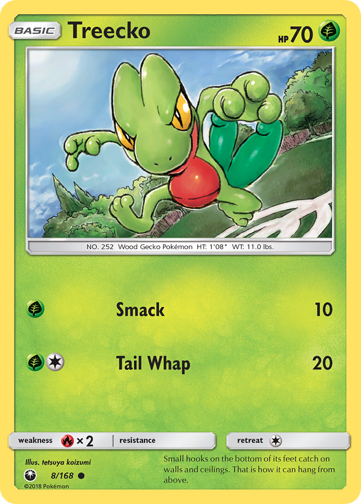 Treecko (8) 8/168 - SM  Celestial Storm