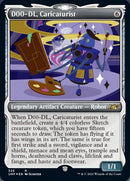 D00-DL, Caricaturist (Showcase) (Galaxy Foil) (UNF-525) - Unfinity: (Showcase) Foil