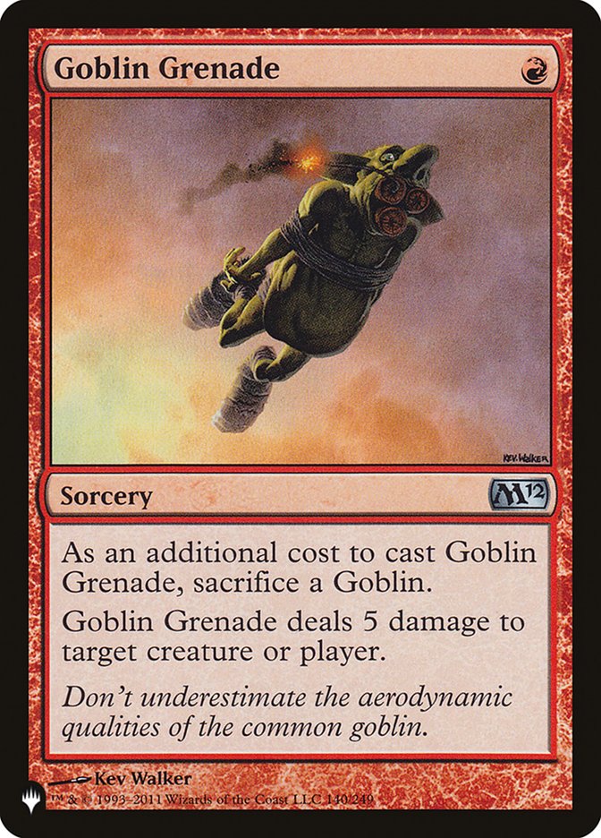 Goblin Grenade (LIST-140/249) - The List