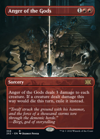Anger of the Gods (Borderless) (2X2-358) - Double Masters 2022 (Borderless)