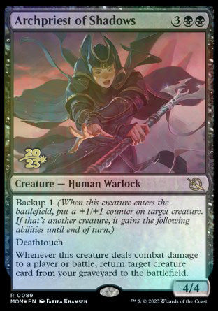 Archpriest of Shadows (PRE-089) - March of the Machine Promos Foil