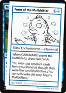 Form of the Mulldrifter (No PW Symbol) (CMB1-) - Mystery Booster Playtest Cards 2021