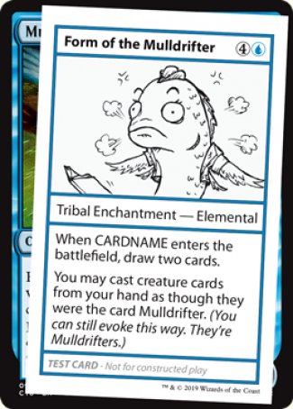 Form of the Mulldrifter (No PW Symbol) (CMB1-) - Mystery Booster Playtest Cards 2021