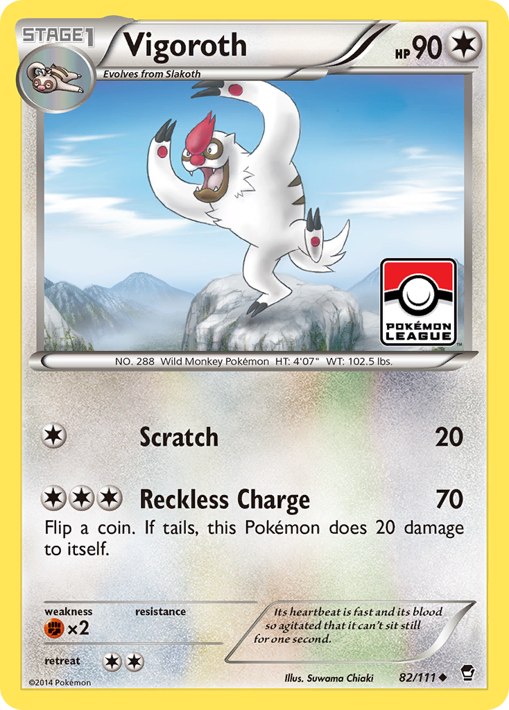 Vigoroth 82/111 - XY  Furious Fists