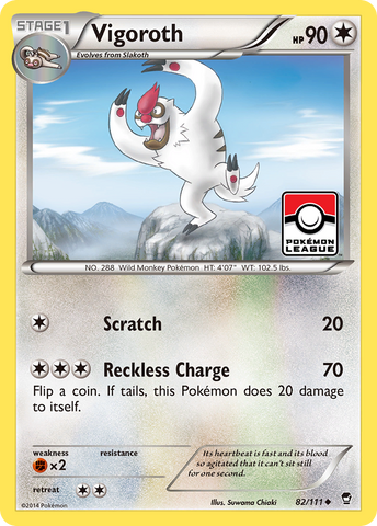 Vigoroth 82/111 - XY  Furious Fists