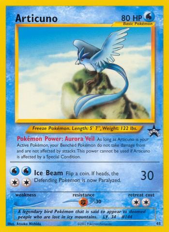 Articuno (48) 48/53 - WoTC Promo