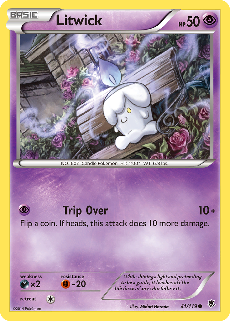 Litwick 41/119 - XY  Phantom Forces