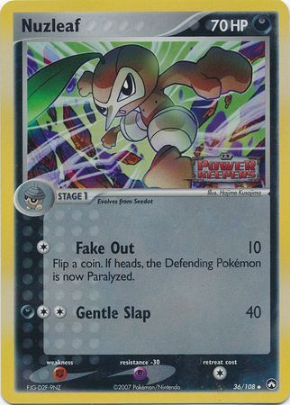Nuzleaf/108 - Power Keepers Reverse Holofoil