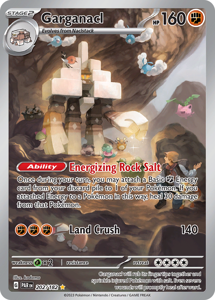 Garganacl - 202/182 202 - SV04 Paradox Rift Holofoil