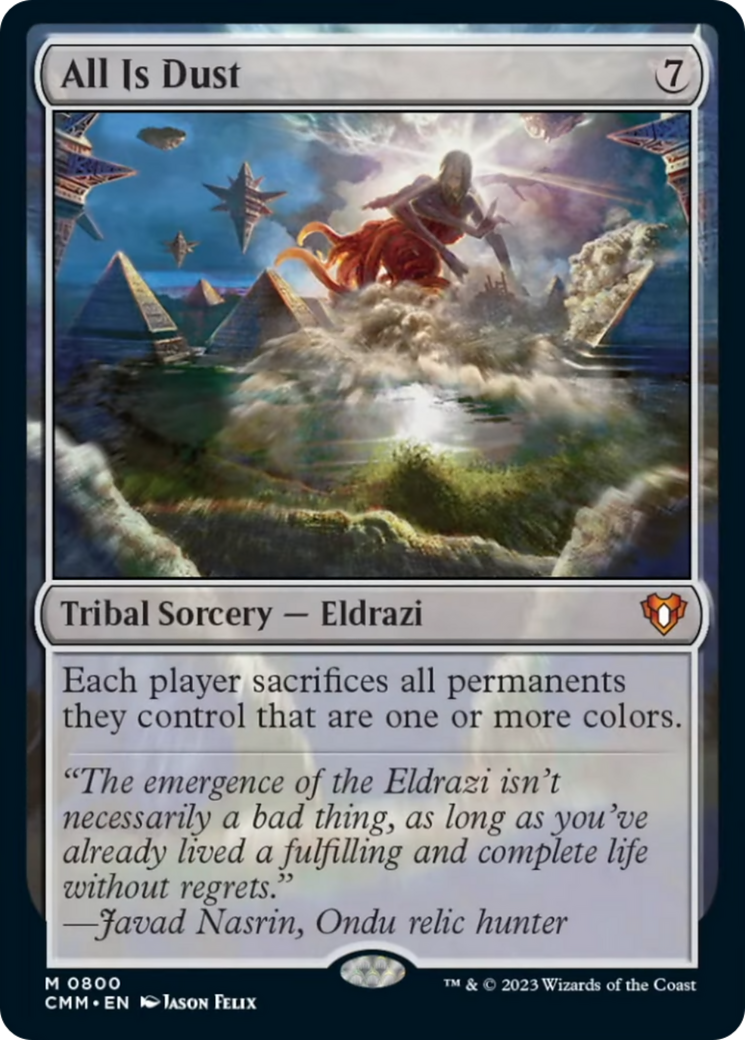 All Is Dust (CMM-800) - Commander Masters