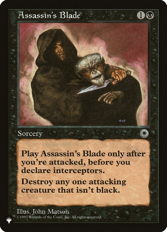 Assassin's Blade (LIST-) - The List