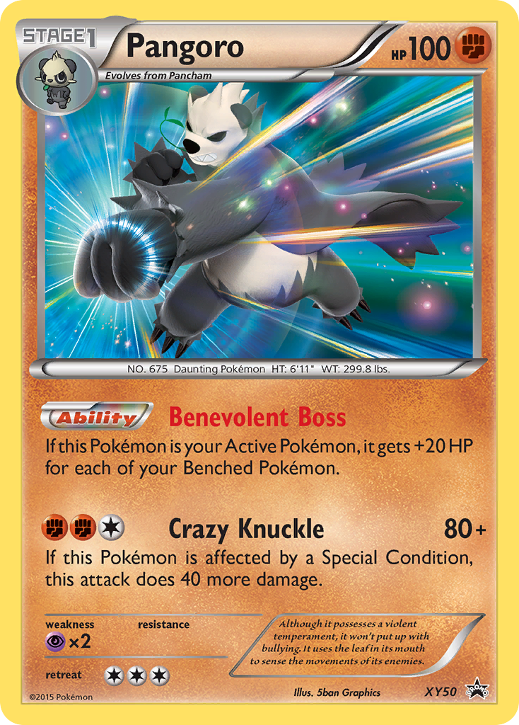 Pangoro - XY50/211 - XY Promos Holofoil