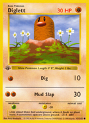 Diglett - 47/102 - 1st Edition Base Set Shadowless - Common