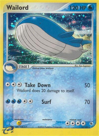 Wailord/109 - Ruby and Sapphire Holofoil