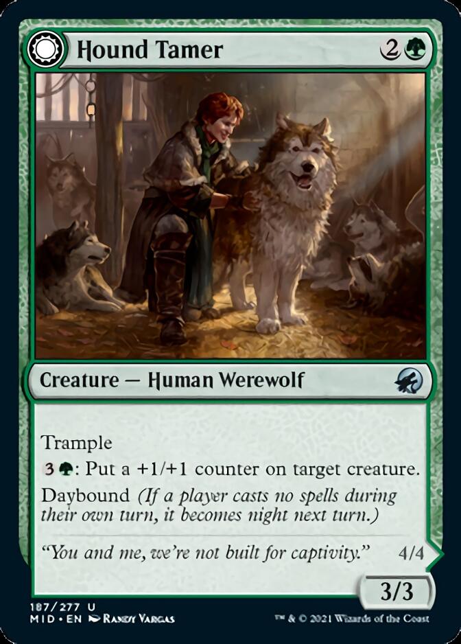 Hound Tamer (MID-187) - Innistrad: Midnight Hunt: (Double Faced Transform)
