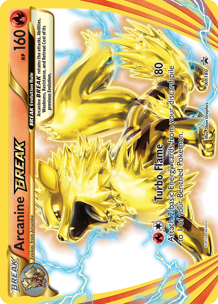 Arcanine BREAK - XY180 XY180/211 - XY Promos Holofoil