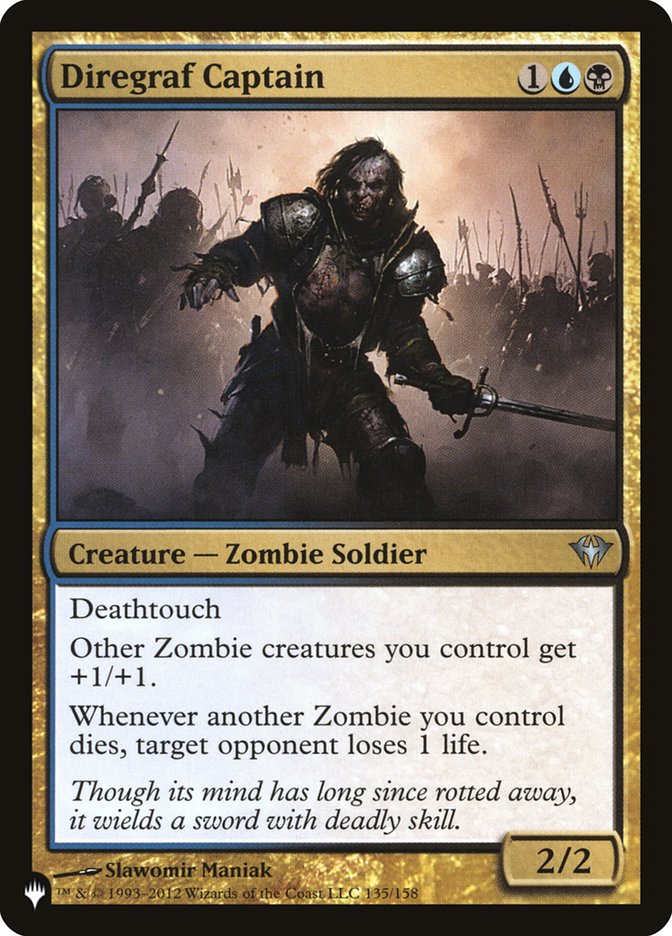 Diregraf Captain (LIST-135/158) - The List