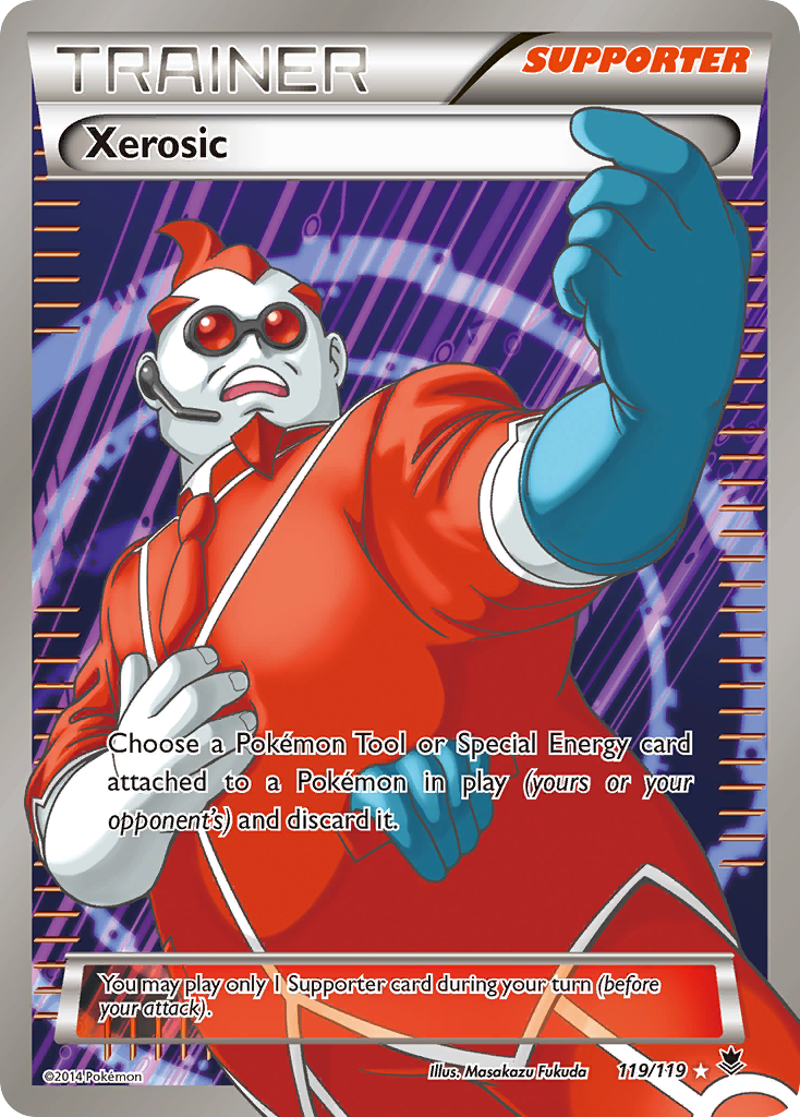 Xerosic (119 Full Art) 119/119 - XY  Phantom Forces Holofoil