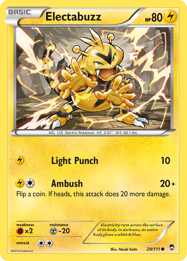 Electabuzz 29/111 - XY  Furious Fists