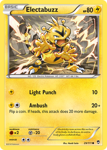 Electabuzz 29/111 - XY  Furious Fists