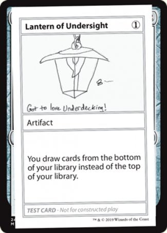 Lantern of Undersight (No PW Symbol) (CMB1-) - Mystery Booster Playtest Cards 2021