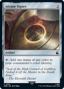 Arcane Signet (WHO-239) - Doctor Who