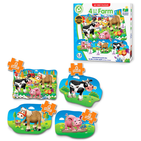 4 In A Box Farm Puzzle