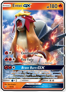 Entei GX 10/73 - Shining Legends Holofoil