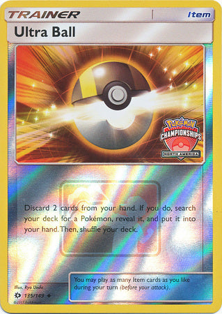Ultra Ball - 135/149 (North America Championships) - League & Championship Cards Reverse Holofoil