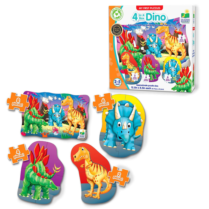4 In A Box Dino Puzzle