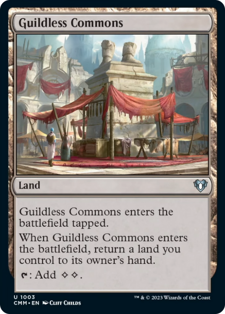 Guildless Commons (CMM-1003) - Commander Masters