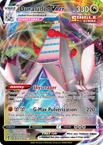 Duraludon VMAX - 123/203 - Jumbo Cards Holofoil