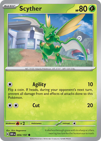Scyther 4 - SV03 Obsidian Flames