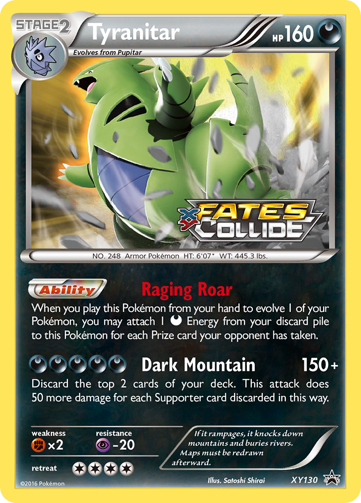 Tyranitar (Prerelease)/211 - XY Promos Holofoil